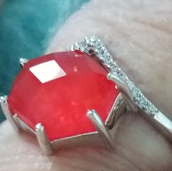 RED QUARTZ RING - Picture 7 of 10